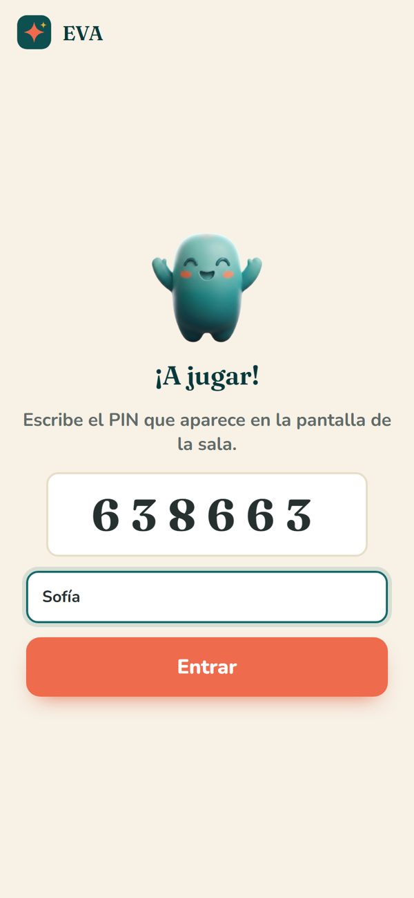 El alumno escribe el PIN